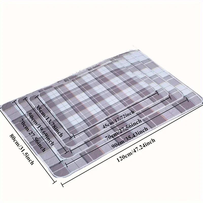 Bed Protection Pads Washable Reusable Absorbent Anti Slip for Adults Dog Cat Thick Care Pads for Adults