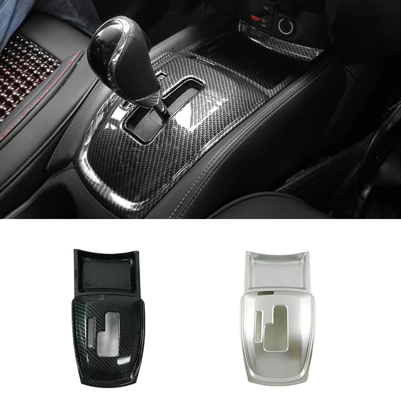 

For X-trail Xtrail T32 Rogue 2014-2020 ABS Carbon/Matte Gear Shift Knob Sticker Panel Frame Cover Trim Accessories Car styling