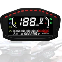 

Motorcycle Speedometer for 1,2,4 Cylinders Universal LED LCD Digital Backlight Odometer for BMW Honda Ducati Kawasaki Yamaha