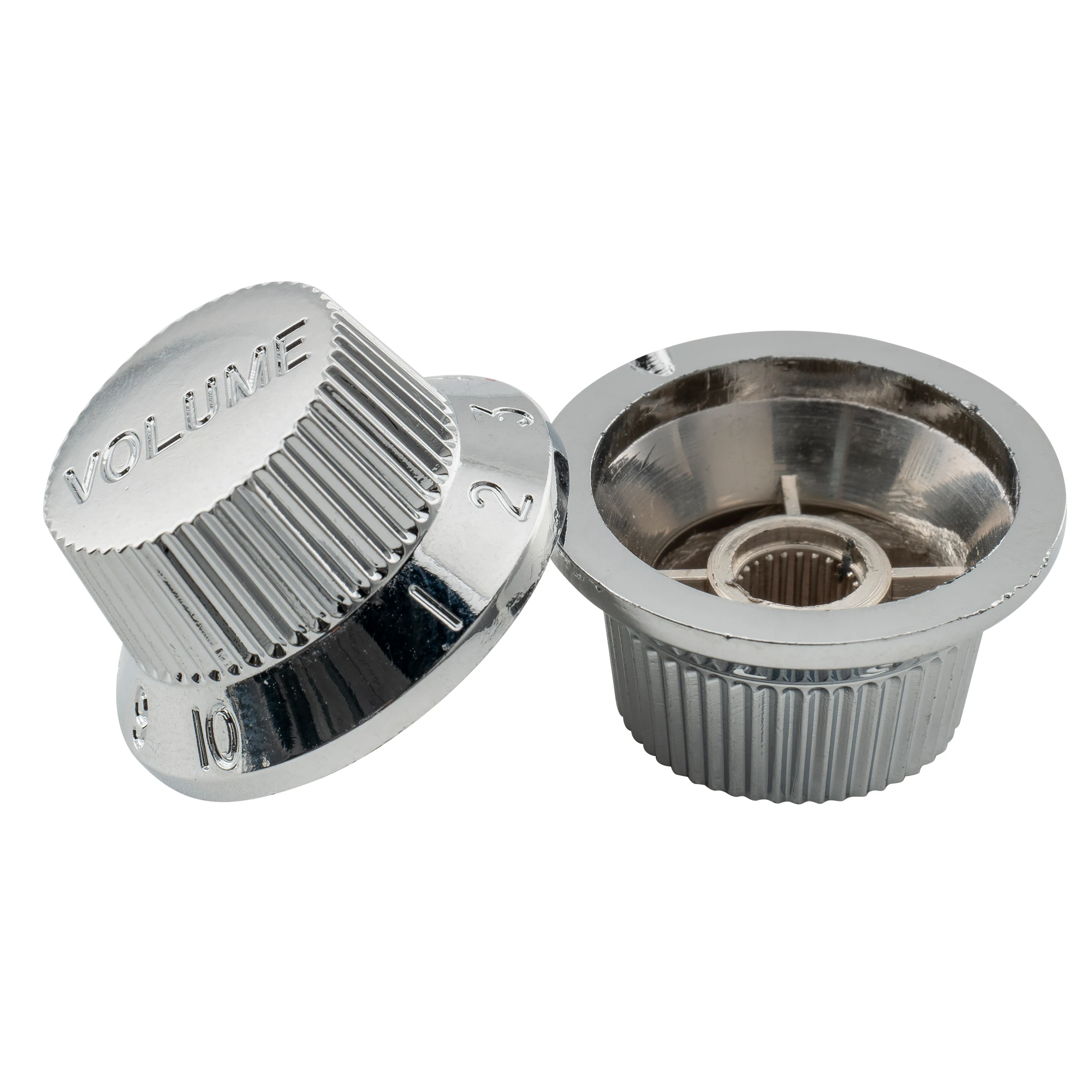 Musiclily Pro Inch Size Fine 24 Splines Gitarren-Tone-Lautstärkeregler für USA Made ST Style E-Gitarre (Set mit 2T1V) – Detail 30
