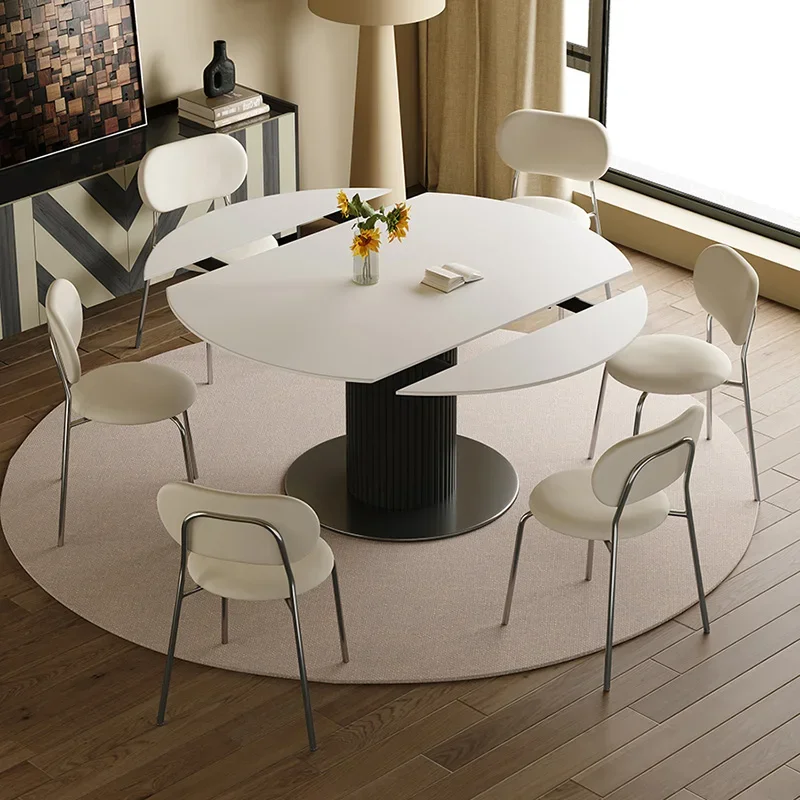 

Французский Ретро вращающийся Телескопический круглый бытовой телефон Роскошная доска деревянный складной квадратный круглый стол Esstischekitchen Furniture