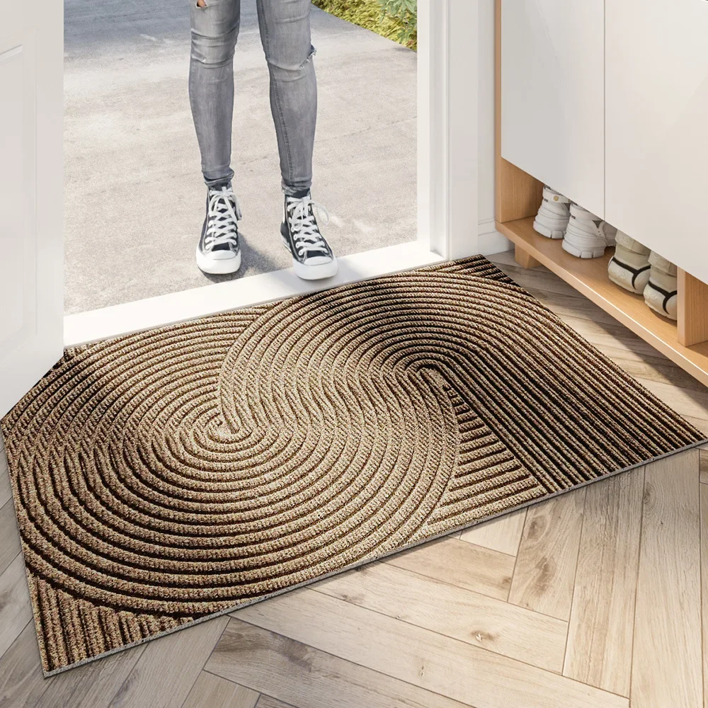 Household Entrance Mat Wear-resistant and Anti Slip Door Mat Sand Scraping and Dust Removal Foot Pad