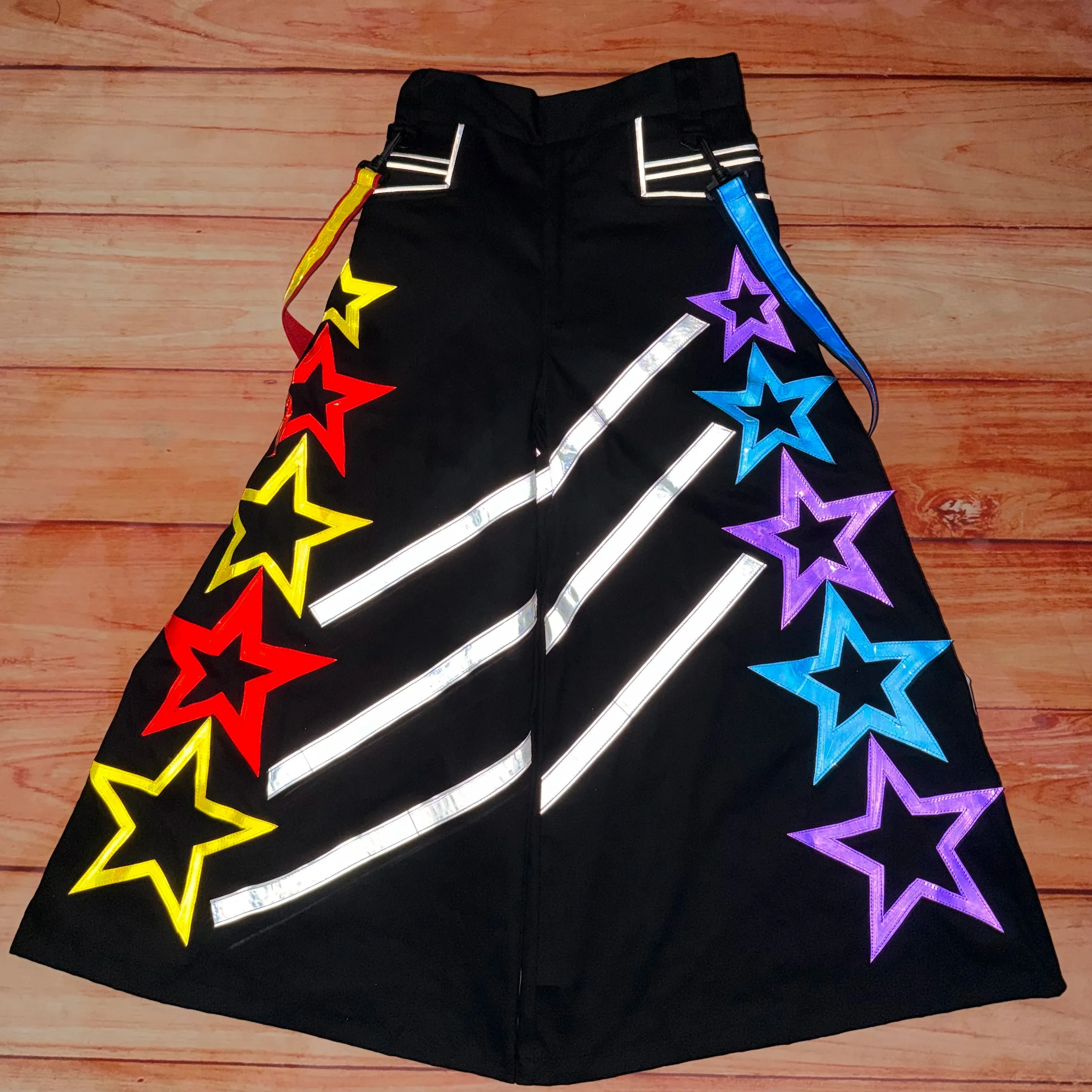 Pantalon Raver ore Techno Hardstyle Tanz Hose Melbourne Shuffle DJ PHAT