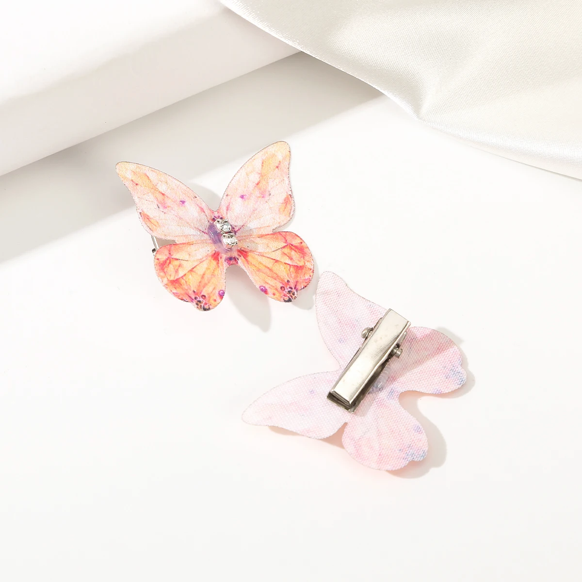 Butterfly Cute Hair Clip Girls Holiday Party Hairpin Korean Simple Hair Accessories Purple Fairy Hairpin Clip Hair Accessories