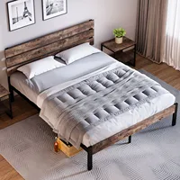 Bed Frame with Headboard and Footboard, with Under Bed Storage, All-Metal Support System, No Box Spring Needed, Easy Assembly 6