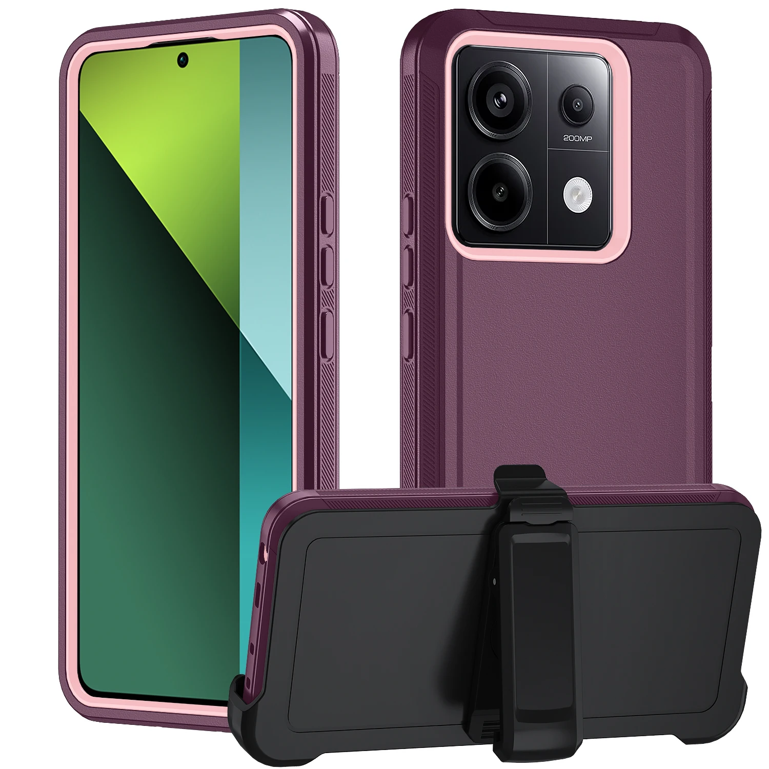 Armor Shockproof Heavy Duty Dustproof Case - Rugged Anti-Scratch Protective Cover