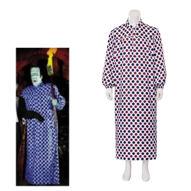 

The Munsters Herman Munster Cosplay Costume Long Leisure Pajamas Halloween Party Suit