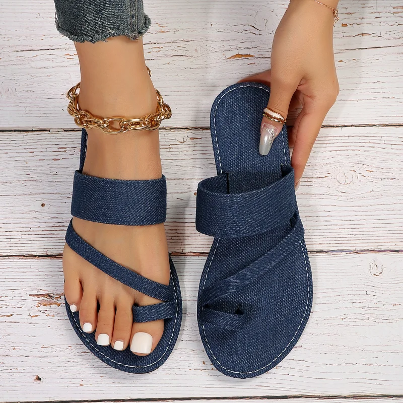 

Shoes Female 2023 new Hot Sale Women's Slippers Summer Rome Solid Simple Flip Flops for women Casual Ladies Flat Slippers
