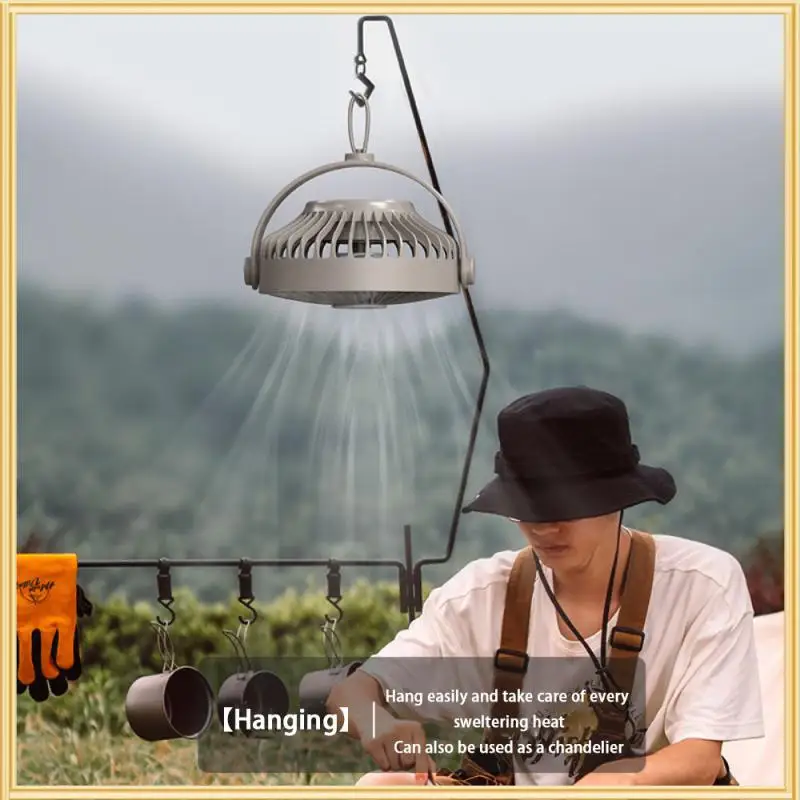 

Ceiling Fan Mute Portable Outdoor Partner Tripod Fan Timer Function Multifunctional Multifunctional Fan Stable With Night Light