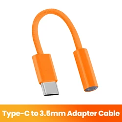 Universal Type C to 3.5mm Audio Adapter with In - Line Control and DAC Functionality (Adapter Cable)