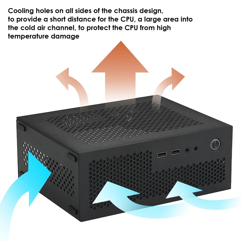 htpc computador caso mini itx gaming computador chassi desktop caso do computador em casa