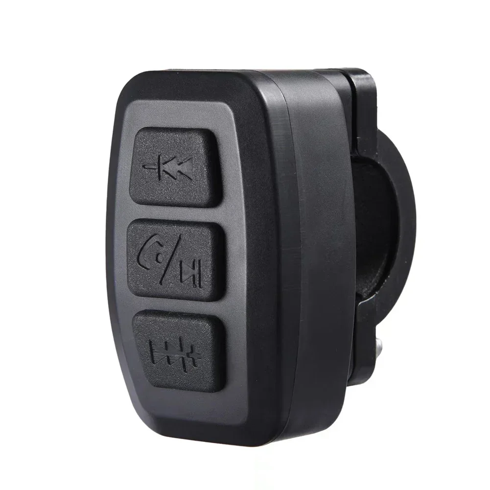 5V Black Wireless-compatible Remote Motorcycle Bike Handlebar Media Controller ABS Practical Accessories For Vehicles