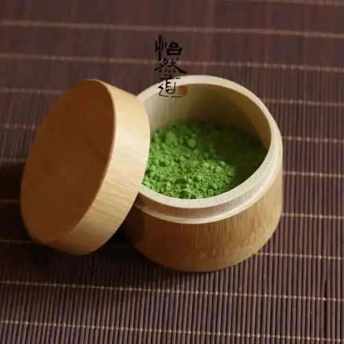 Bamboo Matcha Canister Matcha Powdered Green Tea 20g Caddy Tea Accessories