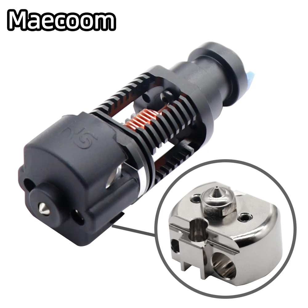 

3D Printer parts Red Lizard k1 V6 Hotend Assembled Plated Copper Hotend for Titan Voron Prusa I3 MK3 Extruder