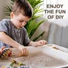 Sand Clock Empty Hourglass Bottle Container DIY Silvery Three Pillars Sandglass Metal Timer Accessories Home Decor Timekeeper 3