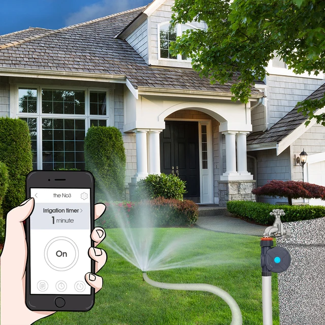 WIFI Bluetooth-compatible Sprinkler Timer for Garden Home Smart Remote Controller Watering System Automatic Irrigation Equipment 2