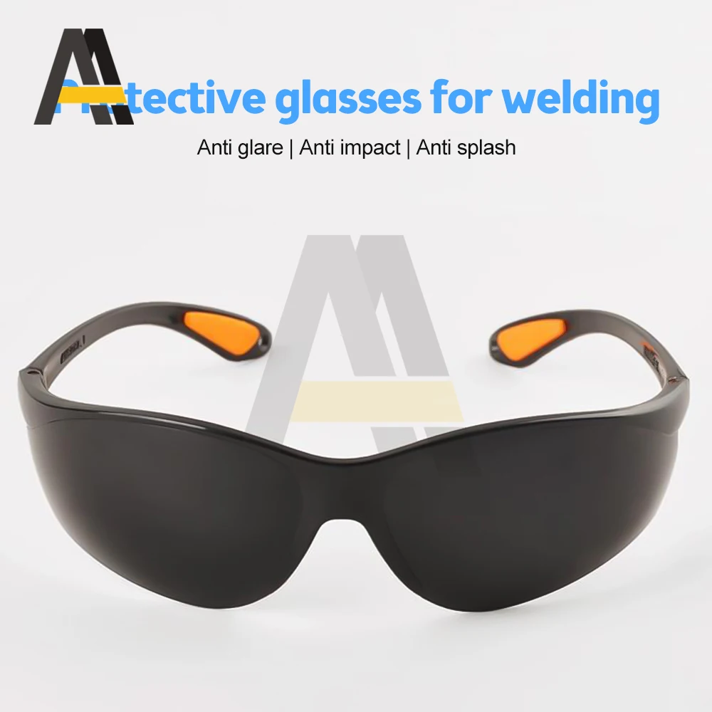 Lunettes de Protection Anti-Lumière Bleue Noir/Gris - Légères et Résistantes aux Chocs