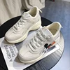 Women's Casual Sports Shoes Autumn New Round Head Splicing Front Lacing Anti-slip Wear-resistant Low-top Shoes 1