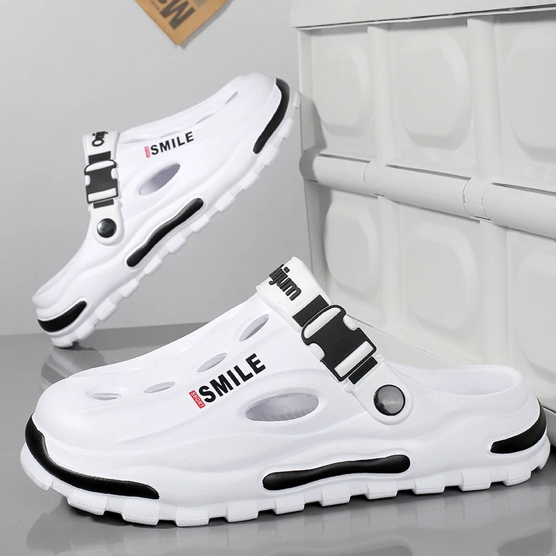 Men's Breathable Summer Beach Clogs - Soft EVA Outdoor Sandals