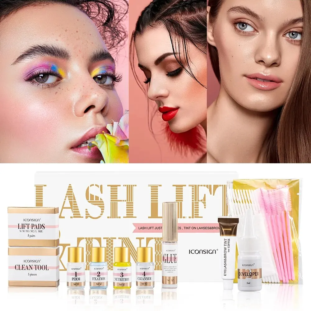 Iconsign Lash Lift E Brow Dye Tint Kit Lifting Ciglia Brow Lamination Lash Lifting Set Eyes Makeup Tools