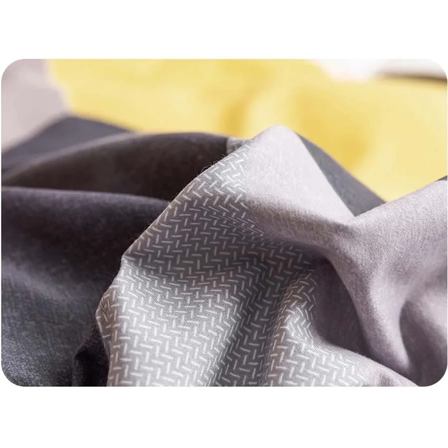 WASART Geometry printed flat bed sheet set couple 2 people super cozy luxury double bed bedsheet single double queen king size 2