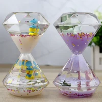 Liquid Motion Bubbler Timer,Diamond Shaped Liquid Timer For Fidget Toy,Children Activity,Calm Relaxing And Home Ornament 2