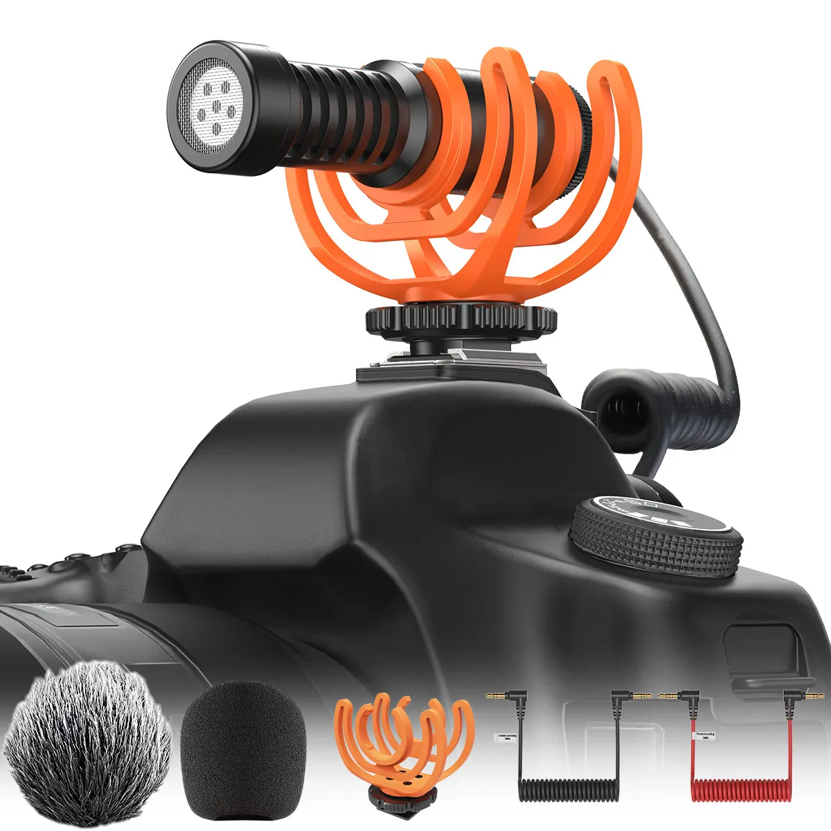 픽셀 카메라 마이크 샷건 마이크 전문 슈퍼 카디오이드 VideoMicro Canon EOS, Nikon DSLR 카메라에 적합