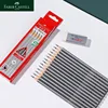 6/12pc Faber-Castell Grip Graphite EcoPencils for General Purpose Use,Grip Dots and Triangular Shape BREAK RESISTANT LEADS 3