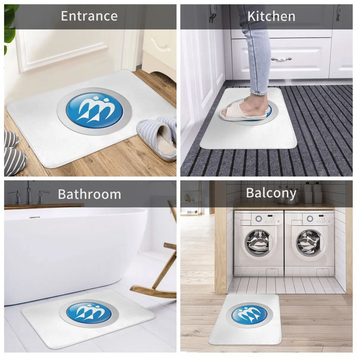 Knaus Caravan Non-slip Doormat Floor Mat Dust-proo Carpet Rug for Kitchen Entrance Home Bedroom Footpad Mats floor mat non slip mat door mat fun doormat