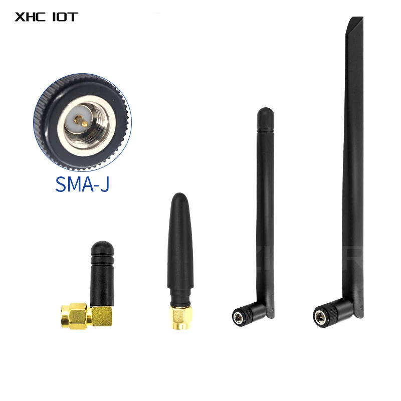 

2 шт., резиновая антенна XHCIOT 2,4G 5,8G 2 дБи SMA-J