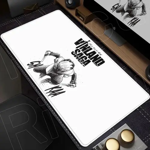 XXL Large Mousepad Vinland Saga 90x40CM Mouse Pad E-sports Gaming Keyboard Protector PC Accessories HD Computer carpet Desk Mat - Image 30