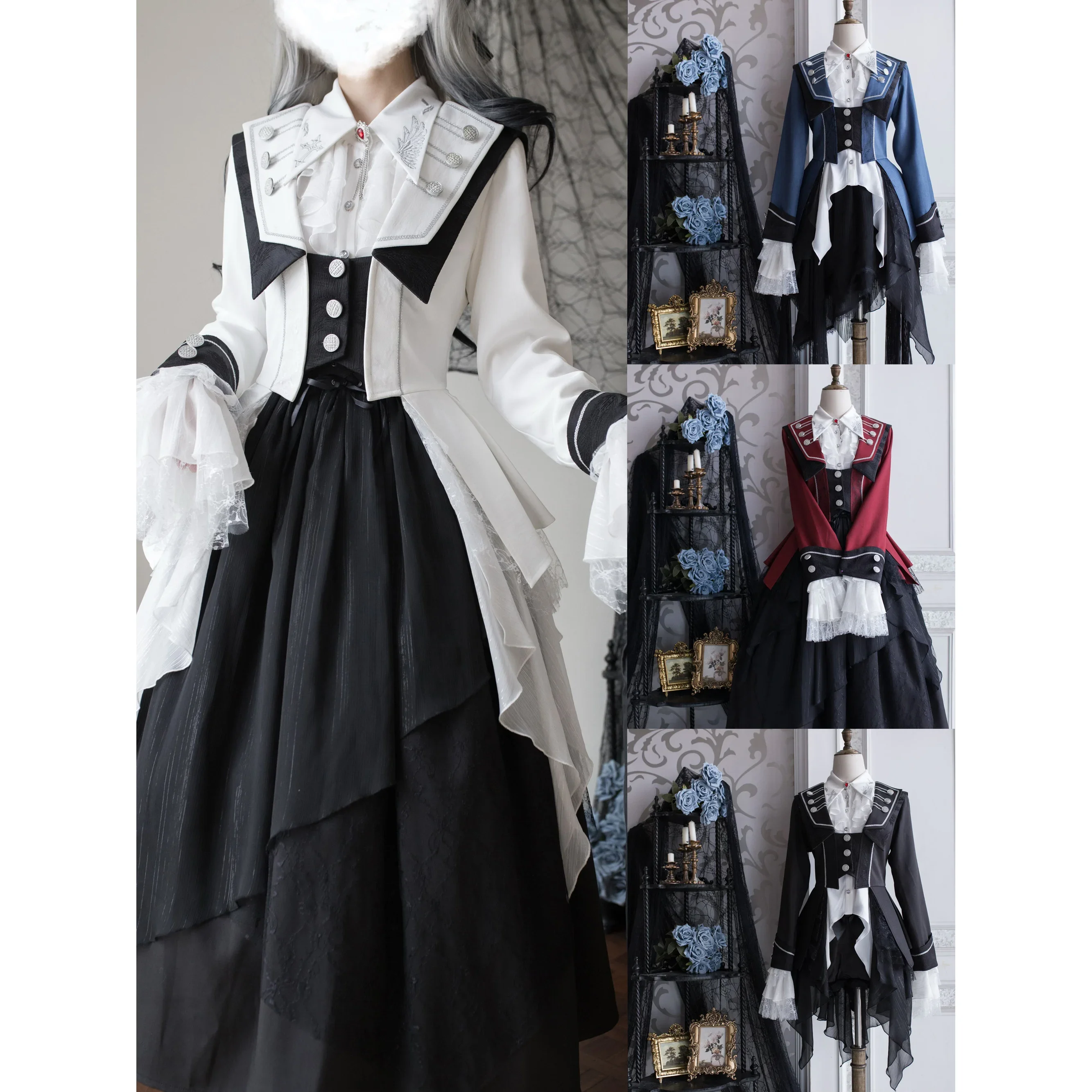 - Raven Crown &middot; Gothic Classic West Fantasy Army LO Knight Suit Long Skirt Pants Set by SilentMars Pre-order 3 months