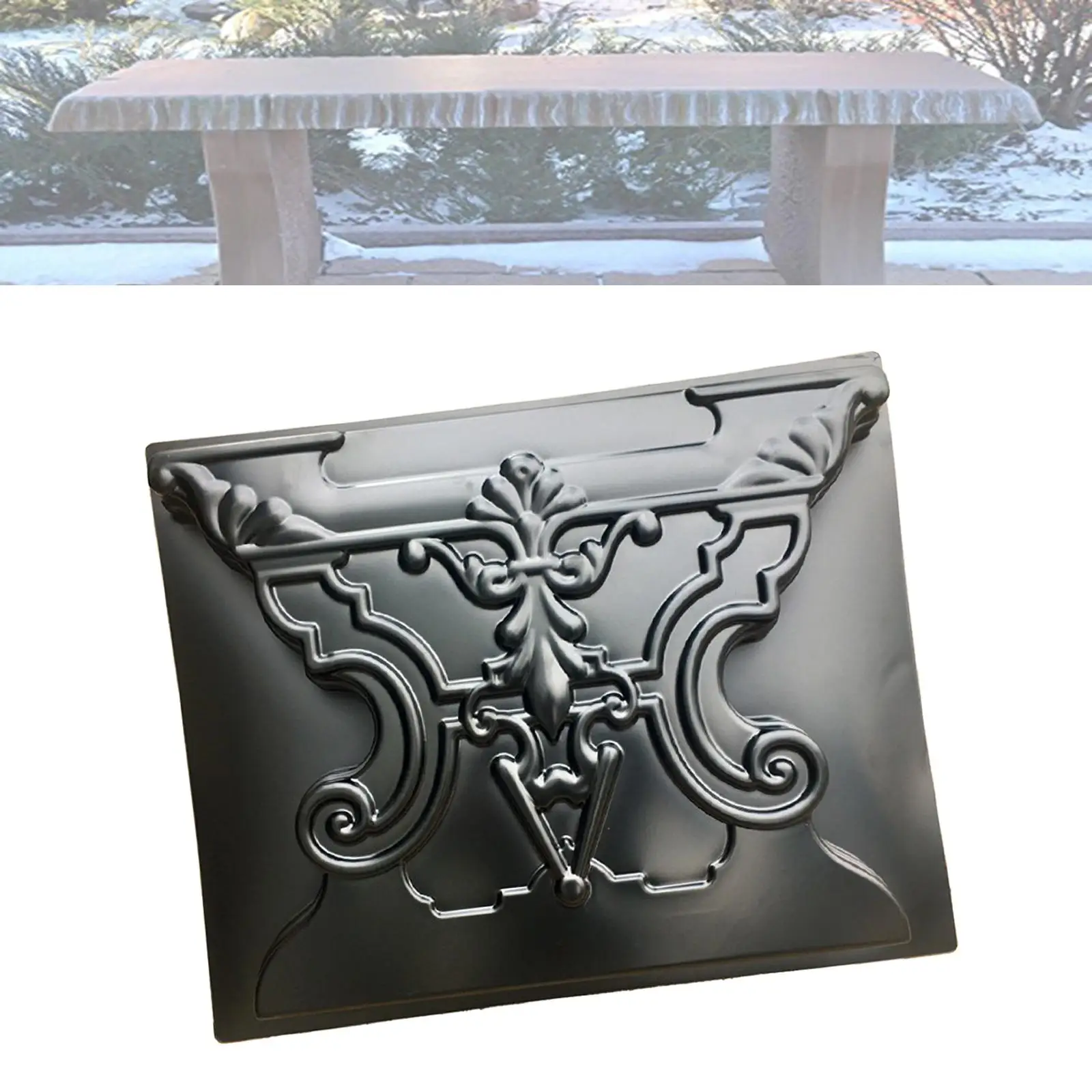 Bench Leg Mold Path Maker Mold Plastic DIY Lawn Driveway Walk Road Decor