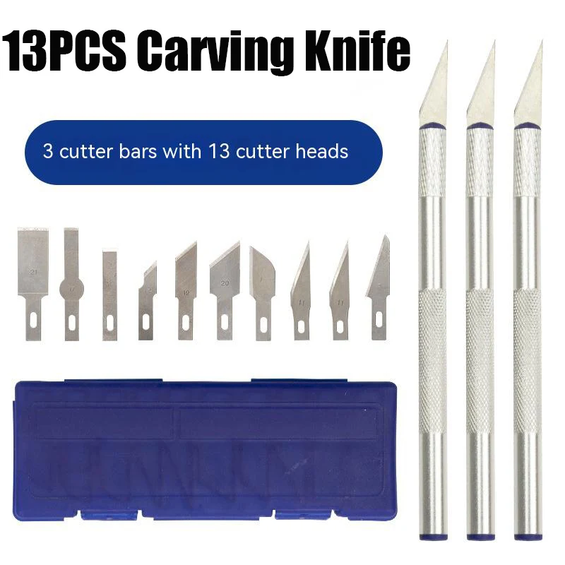 Hobby Knife 20 Blades Exacto Knife Set for Hand Account for Crafting -  AliExpress