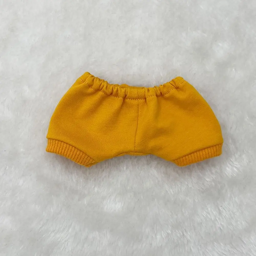 10CM Doll Pants Candy Color Casual Shorts Versatile Sport Trousers For 1/11 1/12 OB11 Dolls Wear Kids Toy Dolls Accessories