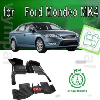 Tappetini auto per Ford Mondeo MK4 2007 2008 2009 2010 2011 2012 2013 Auto di lusso in pelle uomo donna tappetini auto copertura completa