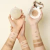 Wholesale FOCALLURE Foundation Air Cushion Waterproof Matte Base Poreless Full Coverage Face Cream Smooth Foundation Cosmetics 5