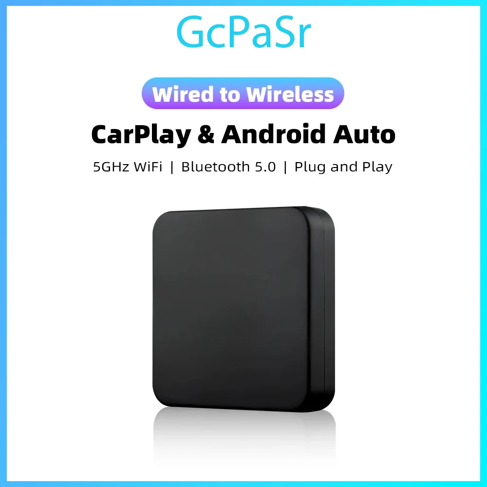 Gcpasr Per Mini Carplay Smart Box Wireless Android Auto Adapter Apple Dongle Plug And Play Per Volkswagen Toyota Peugeot Volvo