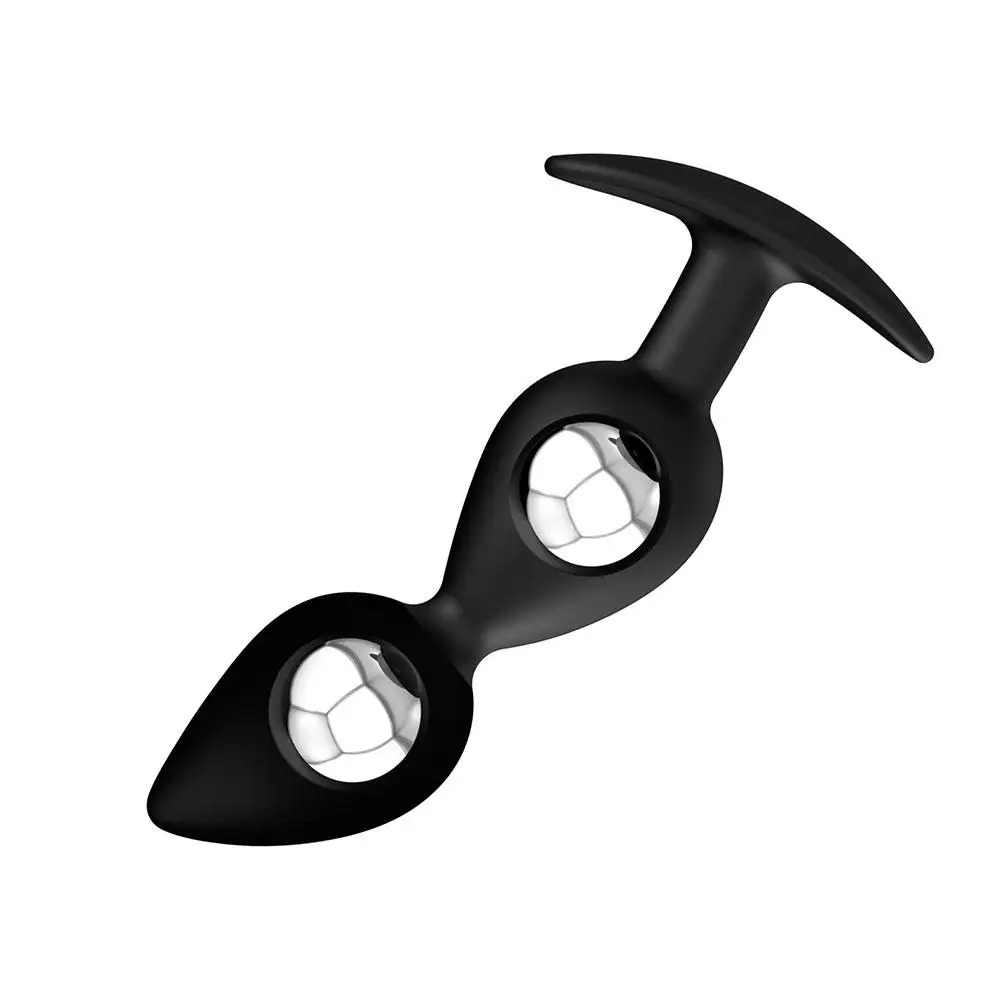 Wearable Anal Plugs With Steel Balls Anal Beads Butt Plug Fake Dildo Analplug Butplug Adult 18 Sex Toy Adult Toys For Male Femal