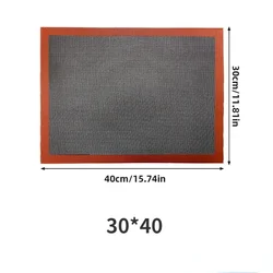 Silicone High-Temperature Baking and Grill Mat - 30x40cm, Breathable Non-Stick Kitchen Tool (30 40CM)