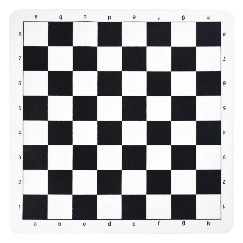 43X43/51X51CM Soft Rollable Leather Tournament Educational Chess Board For Children's/Adult Educational Games foldable chess board folding chess board