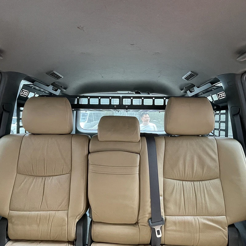 토요타 프라도 LC120 / 렉서스 GX470 2003-2009 리어 트렁크 모듈식 카고 랙 선반 수납 걸이 보드 몰리 패널 키트