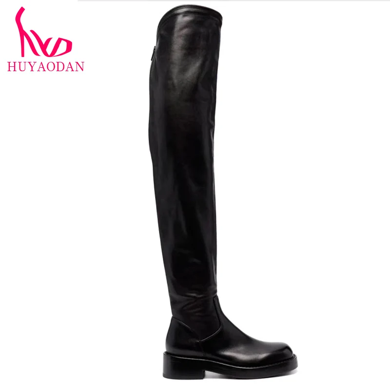 

Женские ботильоны из натуральной кожи, удобные короткие ботинки на платформе и высоком каблуке, большой размер 34-40, Осень-зима 2021