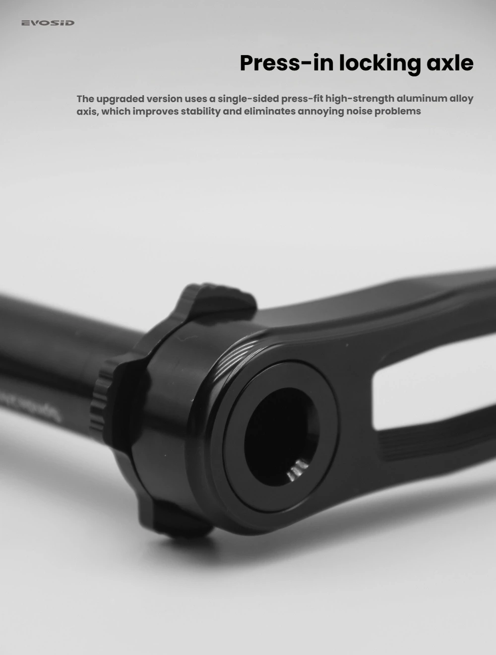 EVOSID 160/165/170mm Rennrad Kurbelgarnitur Ultraleicht SR 3 Nägel Direktmontage CNC Hollow Tech Kurbel 24mm Achse mit Halterung – Detail 6