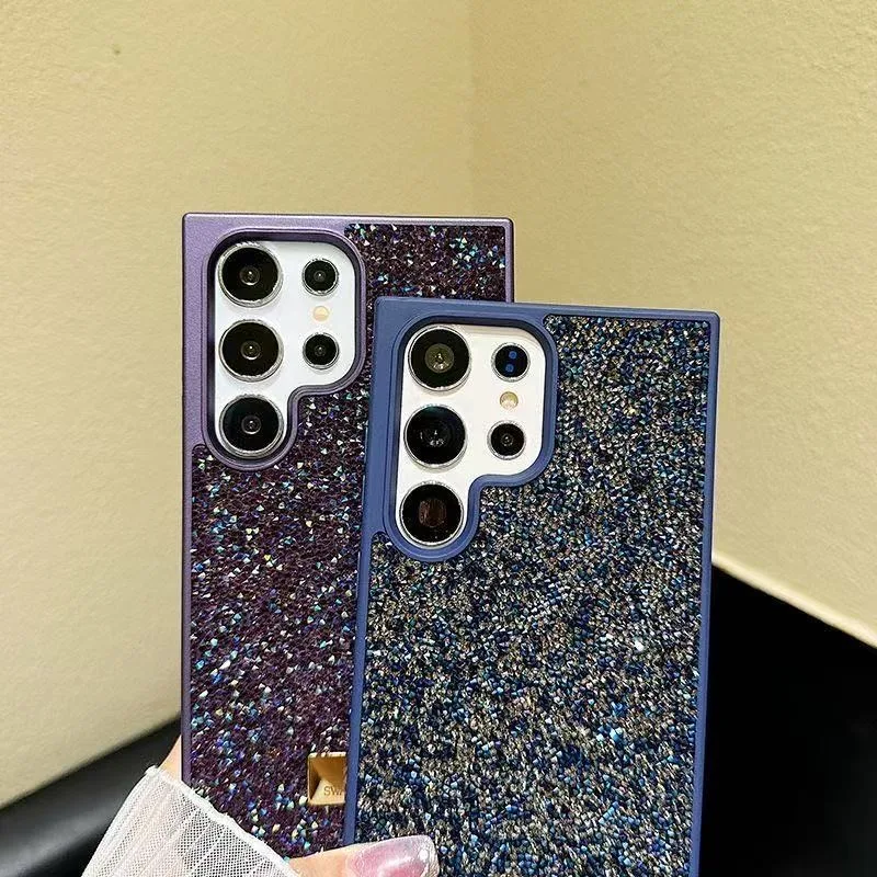 Luxury Rhinestone Diamond Phone Case For Samsung Galaxy S26 S25 Ultra S24 S23 Plus The Shiny Diamond Shockproof Protective Cover