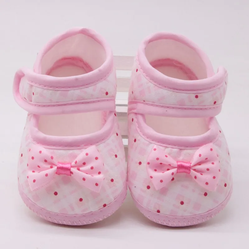 

0-18Months Spring Autumn Baby Shoes Newborn Soft Sole First Walkers Cute Bowknot Princess Shoes Infant Toddler Walking Shoes