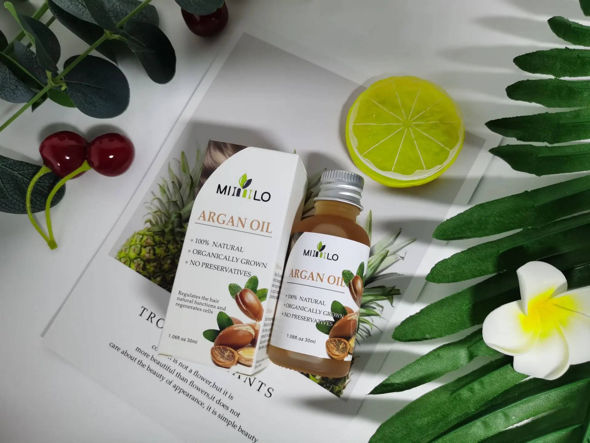 Óleo de Argan de Marrocos Máscara de Cabelo Cuidados com o Tratamento do Cabelo de Óleo Cuidados Capilares Queratina Puro Glicerol Porca Óleo Cabeleireiro Essencial Marroquino 100% 7 Home & Garden