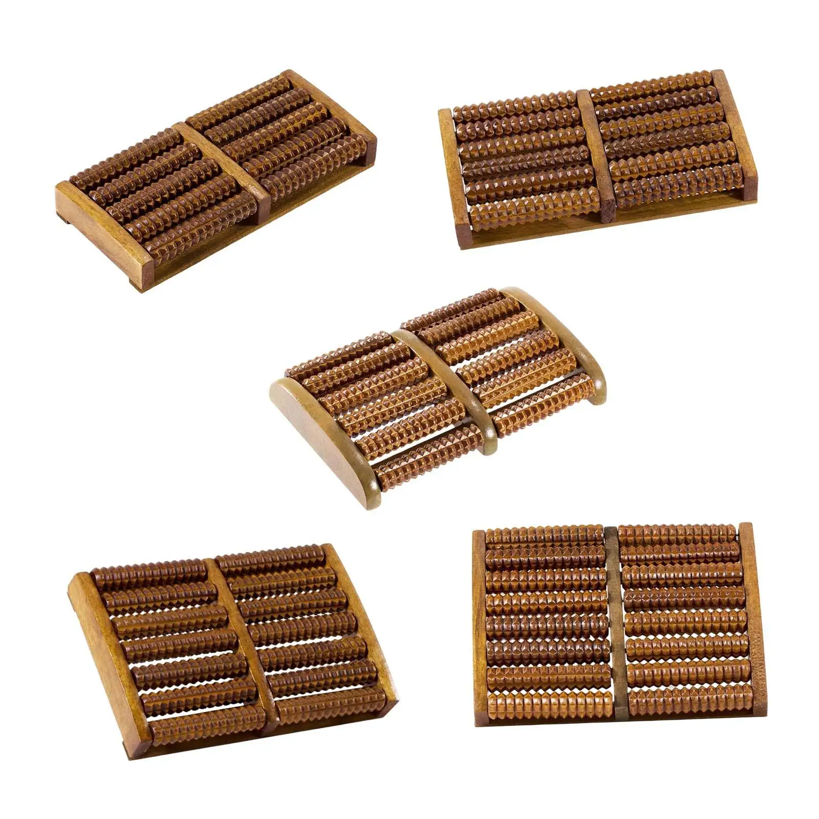 

Wood Feet Heel Massager Roller Massage Tools During Watching TV, in Office Bottom Beam Design Perfect Gift for Your Elder Sturdy