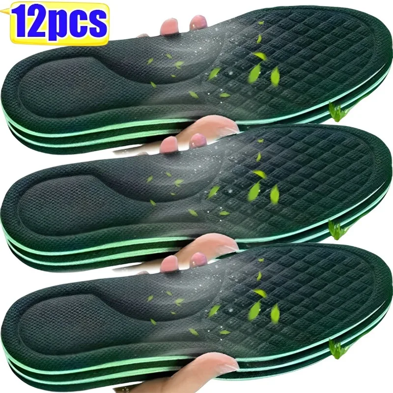 Shoe Insoles Orthopedic Insoles 12/2pcs Unisex Memory Foam Orthopedic Insoles Deodorizing