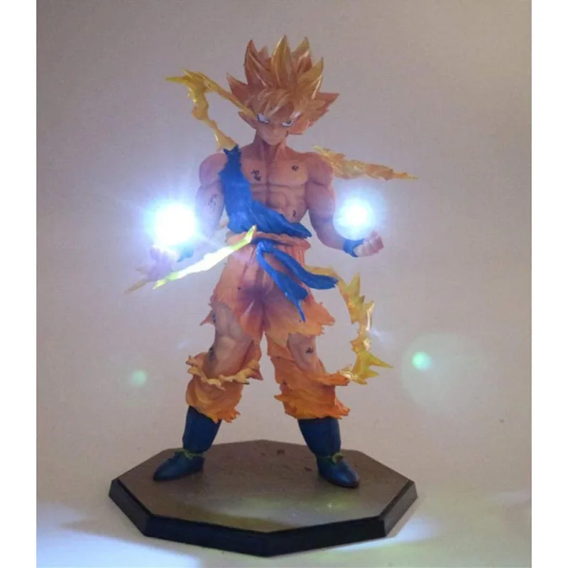 Dragon Ball Z Ultra Instinct Son Goku Action Figures Diy Lamp Figure Dbz  Strength Bombs Led Bedroom Decorative Collection Toys - AliExpress